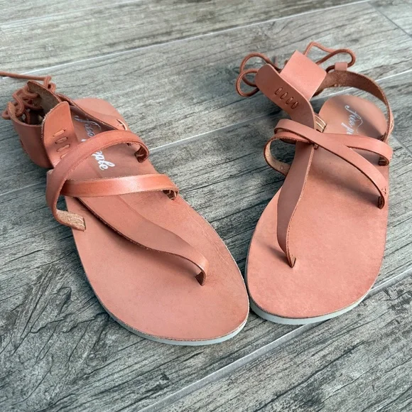 NEW Free People Vacation Day Wrap Sandals - Picture 4 of 5
